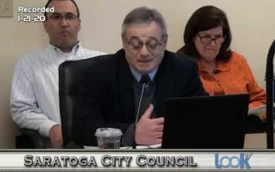 Saratoga Council Meeting 1-21-20