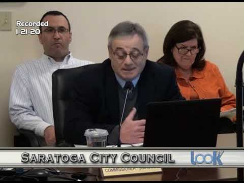 Saratoga Council Meeting 1-21-20