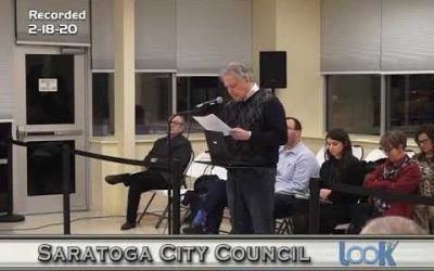 Saratoga Council Meeting 2-18-20