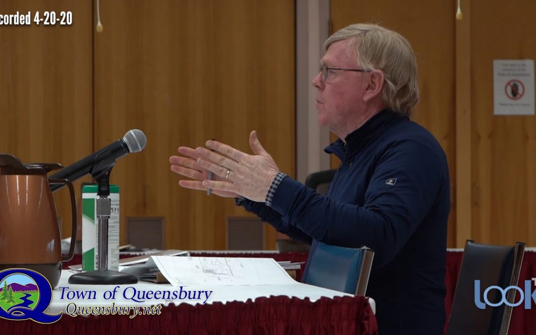 Queensbury Town Board Meeting 4-20-20