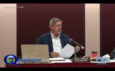 Queensbury Town Board Meeting 10-5-20