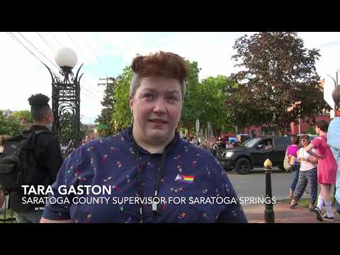 Where’s Dayna: Saratoga Pride Crosswalk Ribbon Cutting