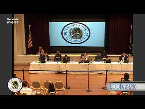 Saratoga Council Meeting 10-6-22