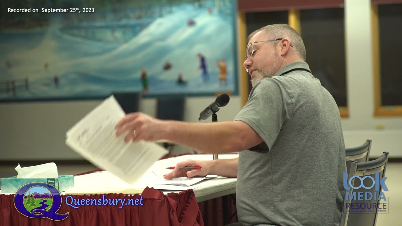 Queensbury Town Board Meetings Look Media Resource
