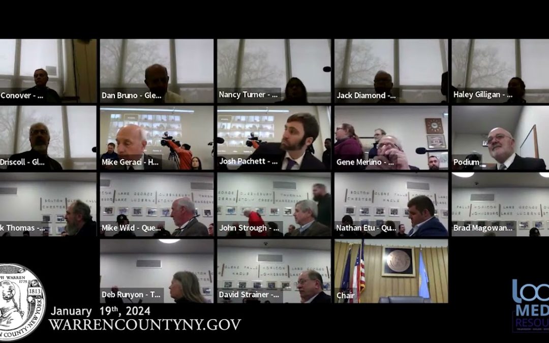 Warren County Board of Supervisors Meeting – 1-19-24