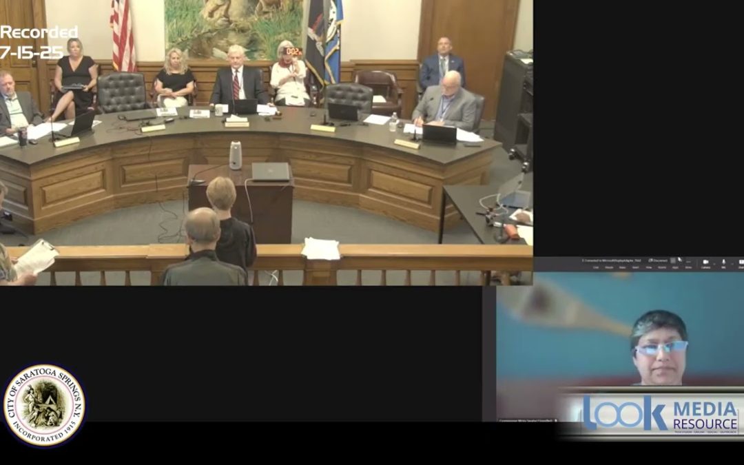 Saratoga Council Meeting 7-15-25
