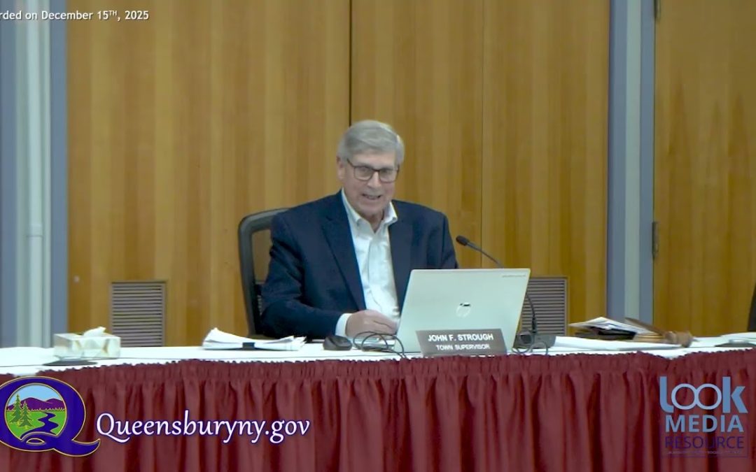 Queensbury Town Board Meeting 12-15-25
