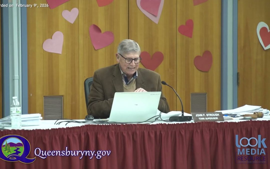 Queensbury Town Board Meeting – 2-9-26